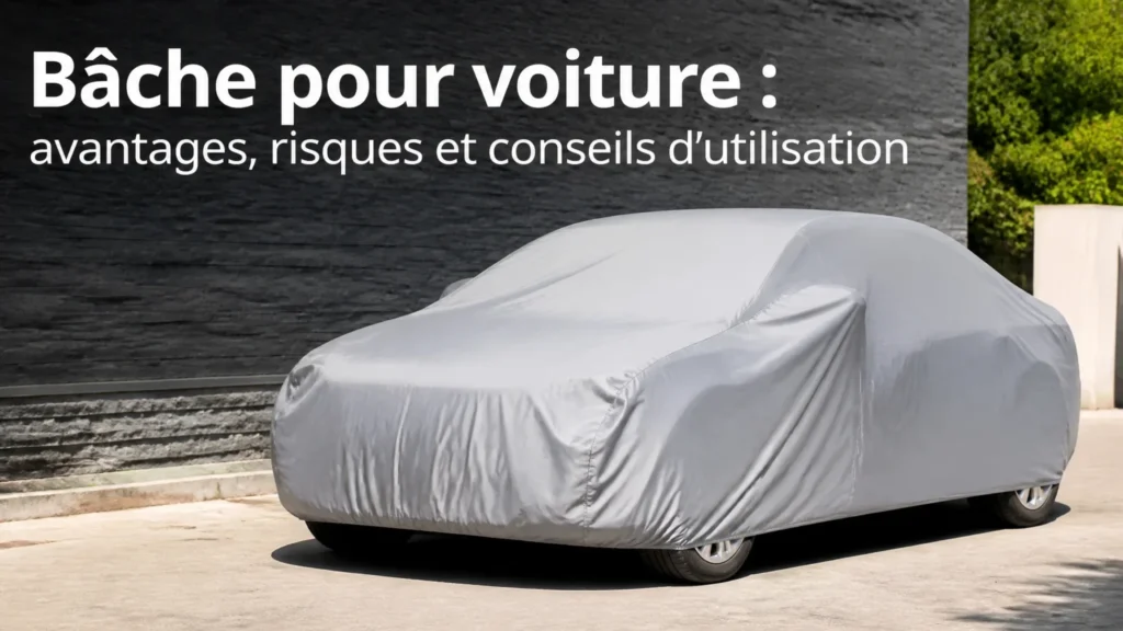 Bâche pour voiture : avantages, risques et conseils d’utilisation with any text