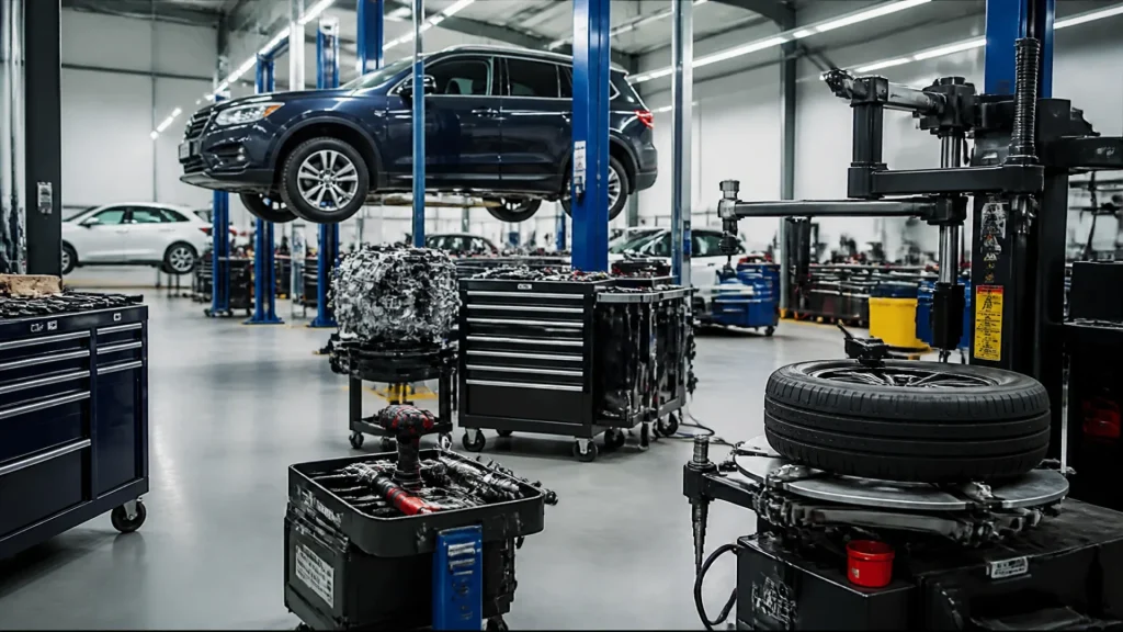 What is automotive equipment? Definition, types, and selection (without any text)