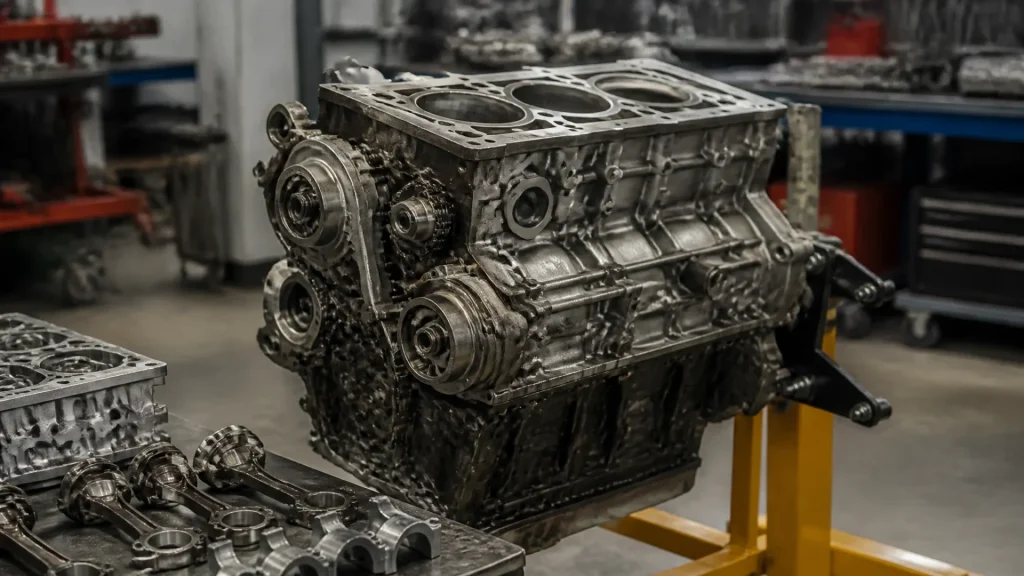 Engine overhaul: routine maintenance or major repair? (without any text)