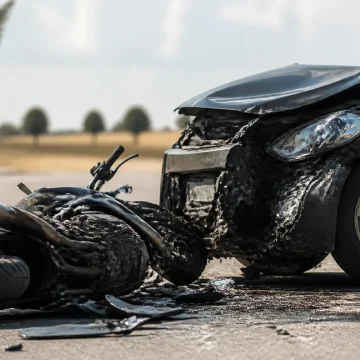 Quel est le plus dangereux entre une voiture et une moto ? without any text