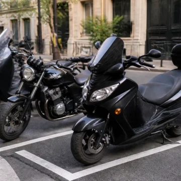 Stationner une moto à Paris : emplacements, tarifs et gratuité without any text