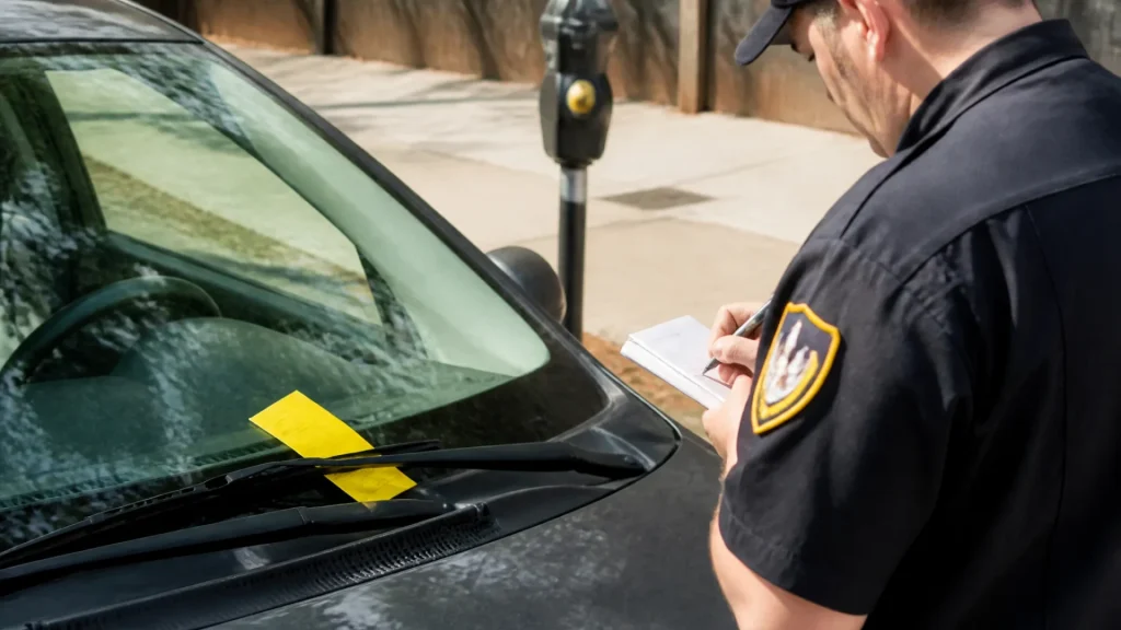 What happens if a parking fine is not paid? (no text provided)