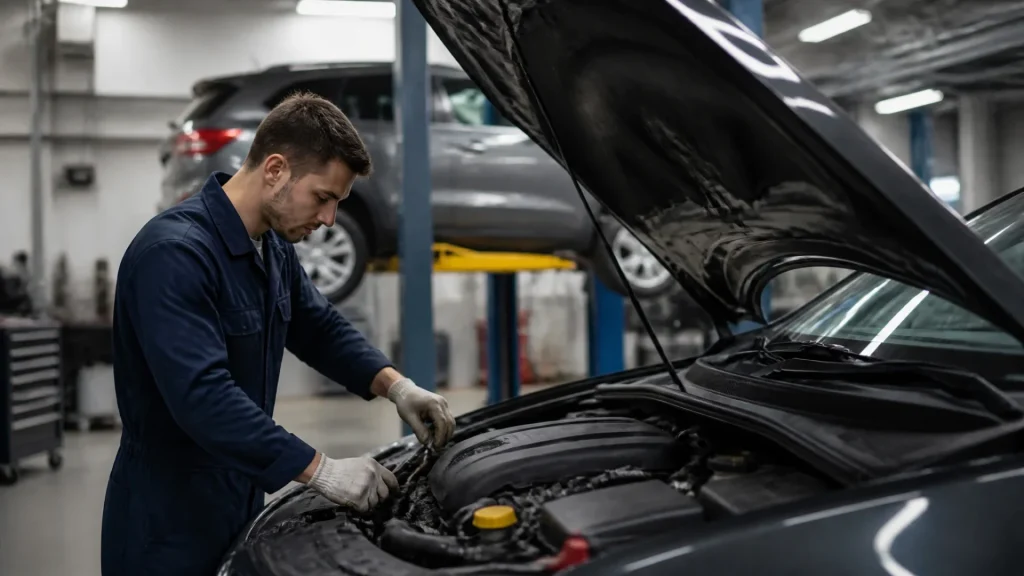 How much does a full car service cost? (without any text)