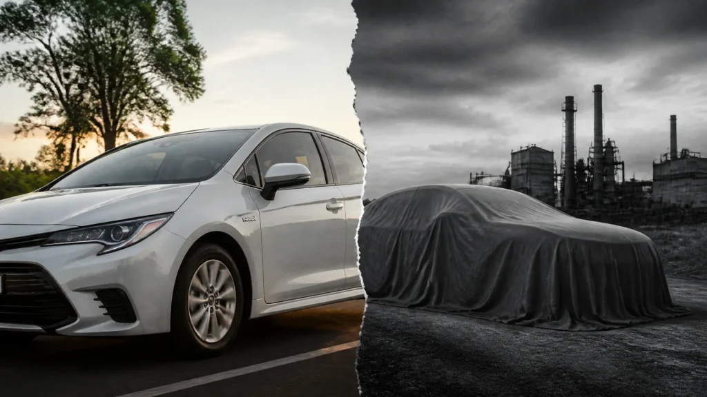 Will hybrid cars be banned in 2035? (no text)